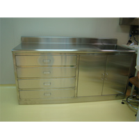 Stainless steel sink bench